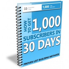 How To Get 1000 Subscribers in 30 Days 